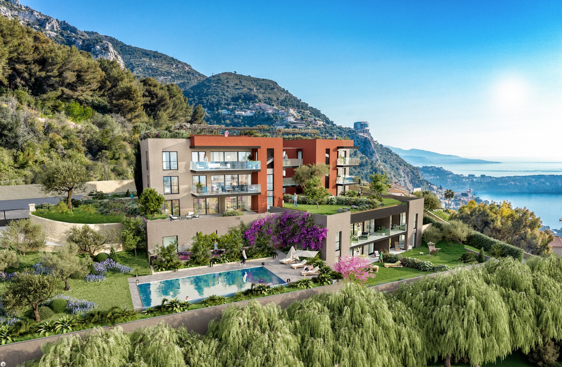 Ad Sale Apartment Beausoleil MOYENNE CORNICHE (06240), 4 Rooms refV1526SJ